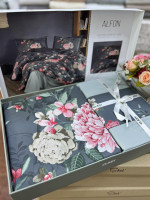 Постельное белье La Maison Alfon V-1 из муслина евро с вышивкой Постельное белье La Maison Alfon V-1 из муслина евро с вышивкой