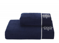 Махровое полотенце 85х150 см. Soft cotton Marine lady blue
