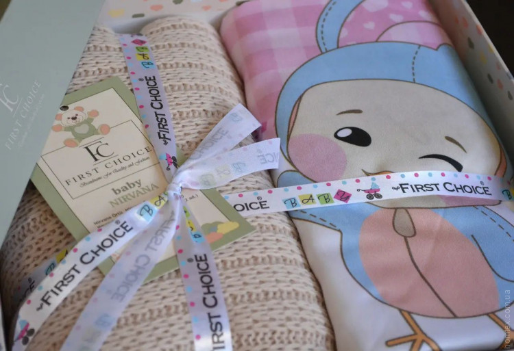 Постільна білизна First Choice Baby Digital Satin Nirvana Wenny з пледом-покривалом для малюків
