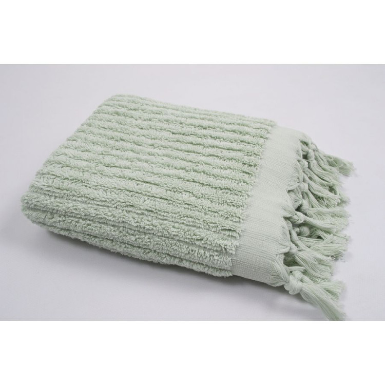 Полотенце махровое Barine Rib sage бирюзовый 45x90 см