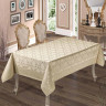 Скатерть Masali Damask жаккардовая 160х220 см бежевая