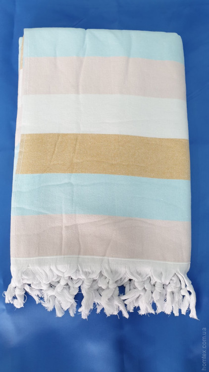 Полотенце пляжное FinLine Turkish Towel Exclusive Peshtemal 90x180 см, цвет Vp06