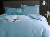 Наволочка Mirson 0842 Light Blue 50x70 см сатиновая Наволочка Mirson 0842 Light Blue 50x70 см сатиновая