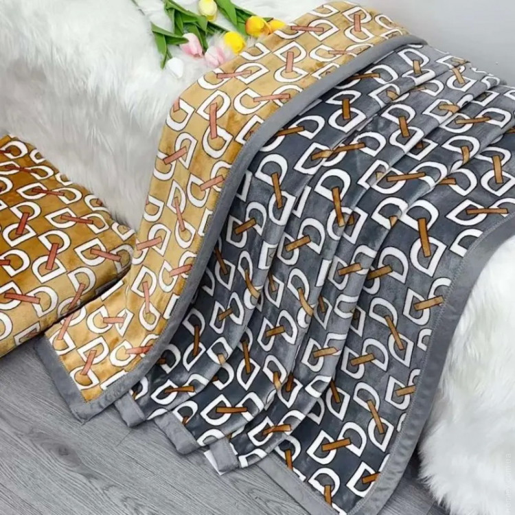 Плед велюровый двуслойный Home Textile 965131 200x230 см