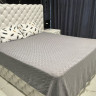 Бамбукове піке - покривало на ліжко Mylinn Home 220x260 см сіре