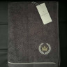 Полотенце махровое Maison D'or коричневое с вышивкой 85x150 см
