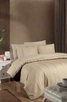 Постельное белье First Choice De luxe Ranforce Fredan cappuccino евро Постельное белье First Choice De luxe Ranforce Fredan cappuccino евро