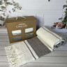 Плед хлопковый Merinos Cozy Life 180x220 см, Kahve krem