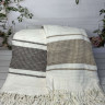 Плед хлопковый Merinos Cozy Life 180x220 см, Kahve krem