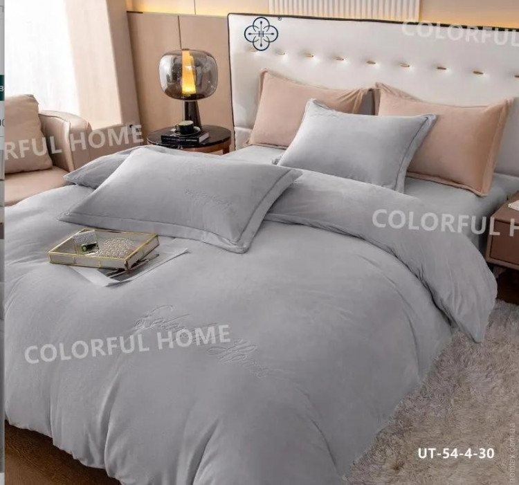 Постільна білизна Colorful Home велюр UT-54-4-30 V02 євро
