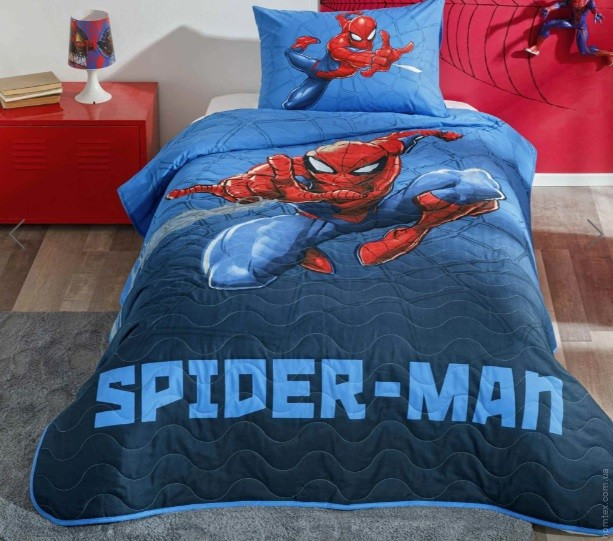 Покривало TAC Disney Spiderman Focus 160x220 см з наволочкою