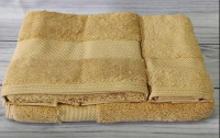 Набір махрових рушників Soft Cotton Deluxe з 3 шт (30х50 см + 50х100 см + 75х150 см)