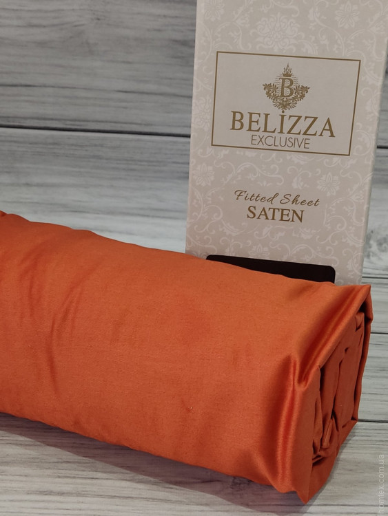 Простынь на резинке Belizza 160х200 см+30 см + 2 шт наволочки 50х70 см, модель 16