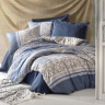 Постельное белье Cotton Box ranforce Serra lacivert евро Постельное белье Cotton Box ranforce Serra lacivert евро