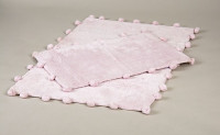 Набор ковриков для ванной Irya Sahra pembe розовый 40x60 см + 60x90 см