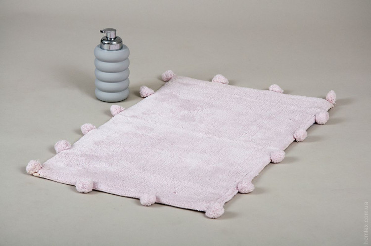 Набор ковриков для ванной Irya Alya pembe розовый 40x60 см + 60x90 см
