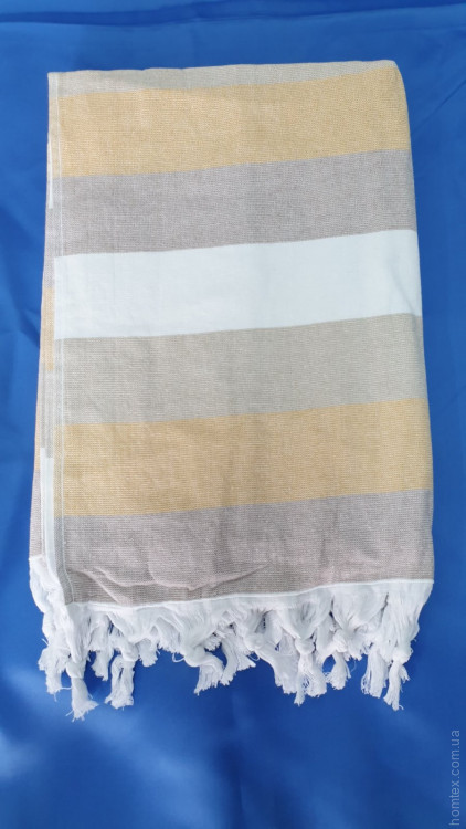 Полотенце пляжное FinLine Turkish Towel Exclusive Peshtemal 90x180 см, цвет Vp07