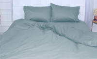 Наволочка Mirson 0843 Grey Blue 50x70 см сатиновая Наволочка Mirson 0843 Grey Blue 50x70 см сатиновая