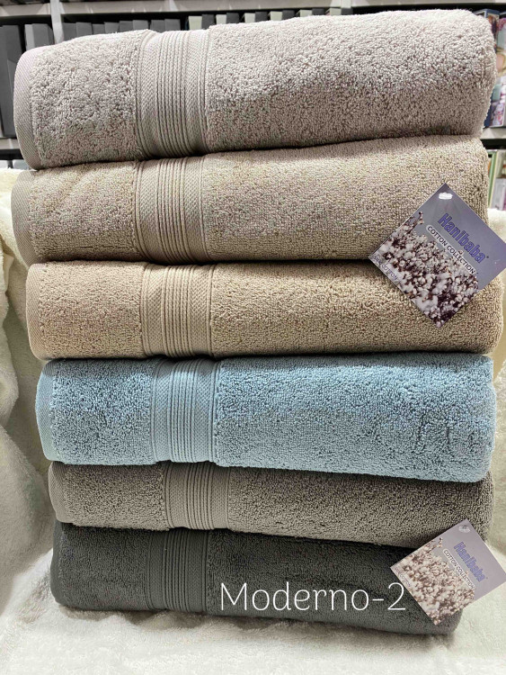 Набір махрових рушників Hanibaba Moderno 2 із 6 шт. 70х140 см