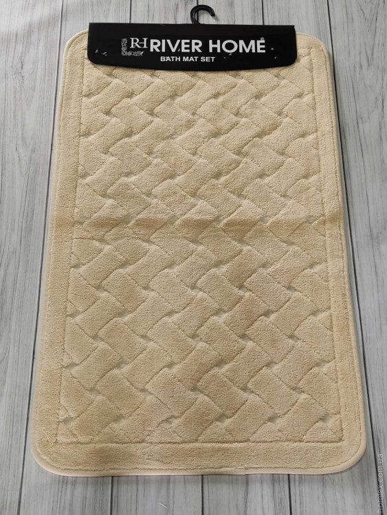 Набор ковриков из 2-х штук River Home 50x60 см + 60x100 см, модель 1