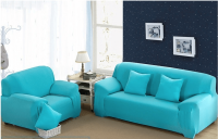 Чехол на диван трехместный HomyTex Голубой