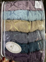 Набор махровых полотенец Doruk из 6-ти шт Мод.2 70х140 см 