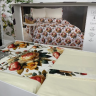 Постельное белье Romeo Home с вафельным пике - покрывалом Cipher евро