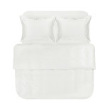 Постельное белье Lotus Home сатин Dakota Modern молочное полуторный