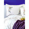 Набор постельное белье с пледом Karaca Home Fertile lila 2020-1 лиловый евро