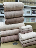 Набір махрових рушників Coton Delux із 3 шт 50х90 см модель 8