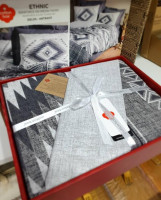 Постельное белье Cotton Box ranforce Delos Antrasit евро