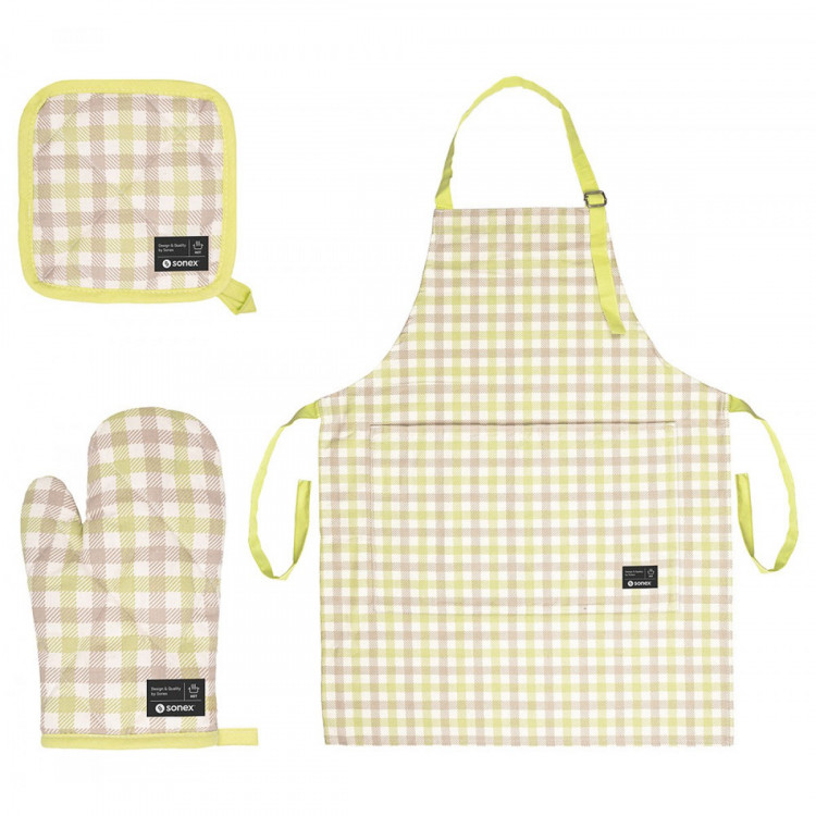 Набір кухонний Sonex Country - Фартух, Прихватка, Перчатка