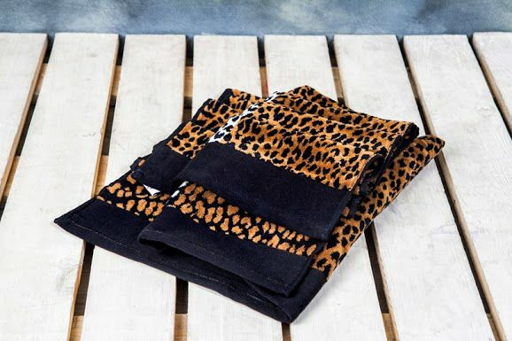 Пляжное полотенце HappyFamily Leopard 90х170 см.