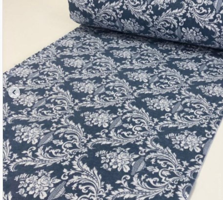 Наволочка Almira Mix фланель Версаль Королевская Синь 70х70 см