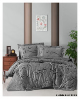 First choice Softness Quilt Set Calisto Grey набор с легким одеялом евро