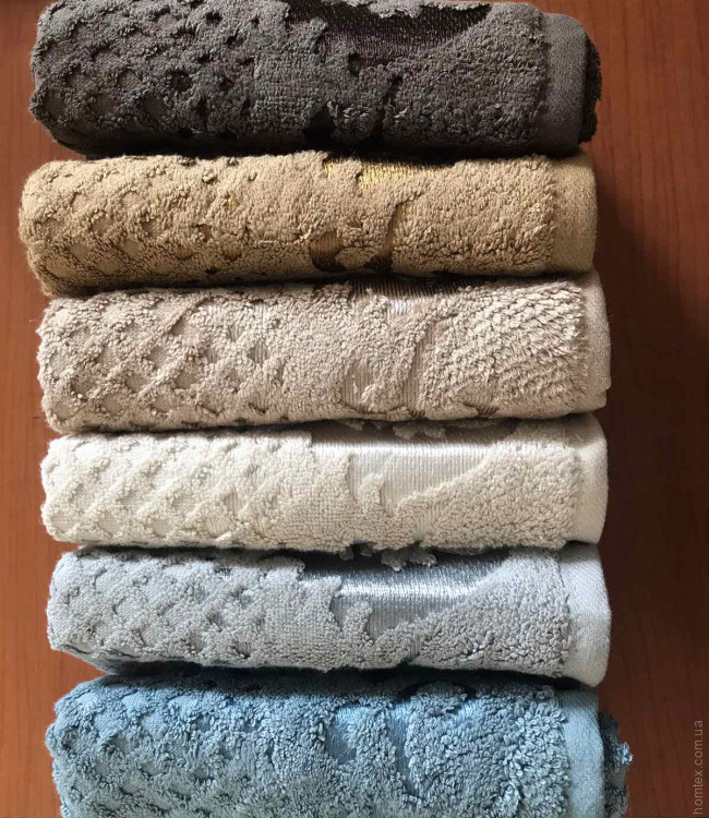 Набір махрових рушників Sikel жакард Eysan з 6 шт. 70x140 см.