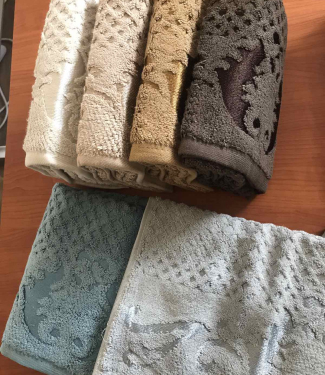 Набір махрових рушників Sikel жакард Eysan з 6 шт. 70x140 см.