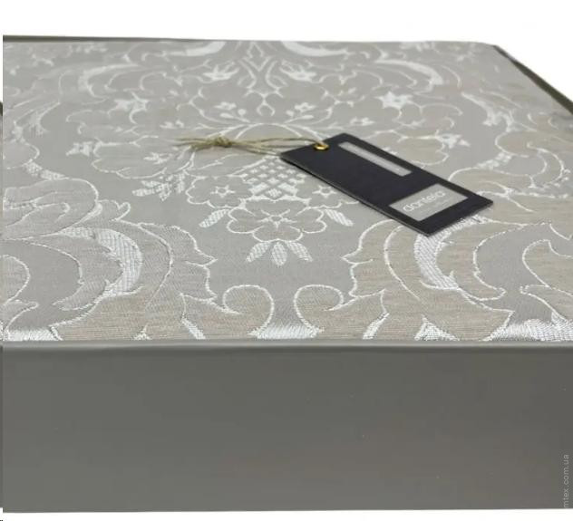 Покривало Dantela Vita Armada beige (бежеве) 260x260 см з наволочками