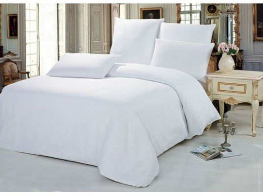 Простынь натяжная U-tek Home Sateen White 80х200 см
