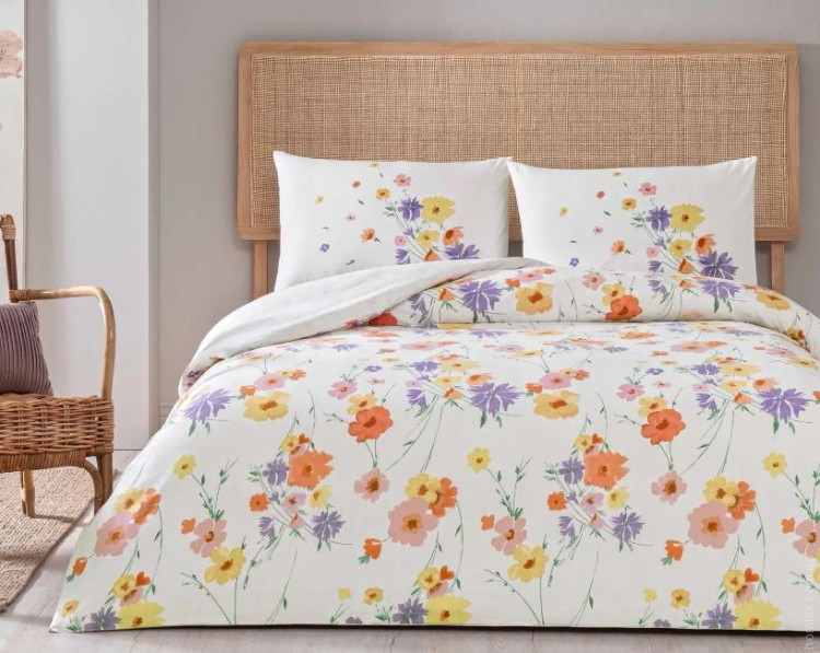 Постільна білизна TAC Valoria turuncu ранфорс євро