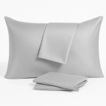 Наволочка U-tek Home Сатин Boston Soft Grey 60х60 см
