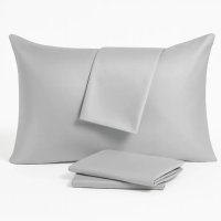 Наволочка U-tek Home Сатин Boston Soft Grey 60х60 см