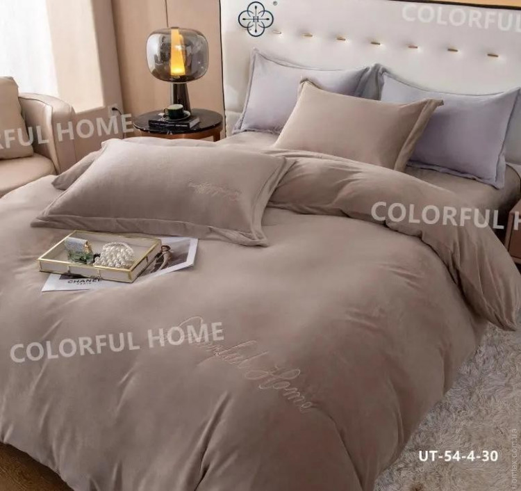 Постільна білизна Colorful Home велюр UT-54-4-30 V04 євро