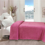 Простирадло Iris Home махрова Azalea pink 190х220 см