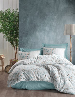 Постельное белье Cotton Box Lendell Mint евро