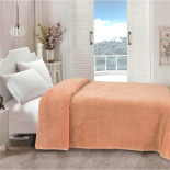 Простынь Iris Home махровая - Peach 190х220 см