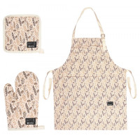 Набір кухонний Sonex Flora - Фартух, Прихватка, Перчатка