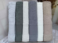 Набор махровых полотенец Purry из 6-ти шт 70х140 см, модель 6