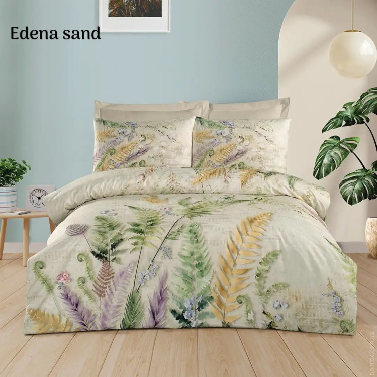 Постельное белье Altinbasak Edena sand евро