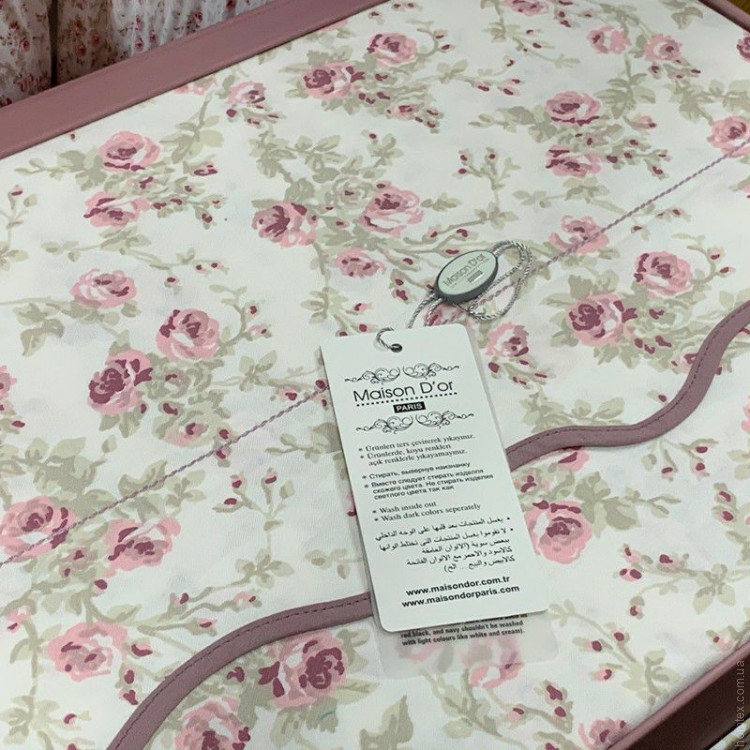 Постельное белье Maison D'or Lady Roses ecru (экрю) семейное